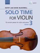 Solo Time for Violin #3 Violin Book/CD cover Thumbnail